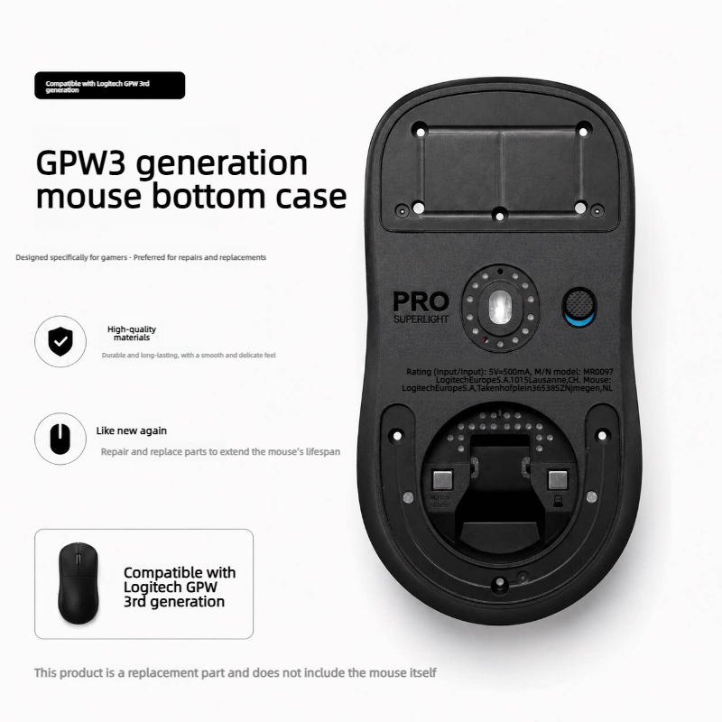 Replacement Mouse Bottom Case  - Logitech Mouse G Pro X Superlight ulasan dan harga