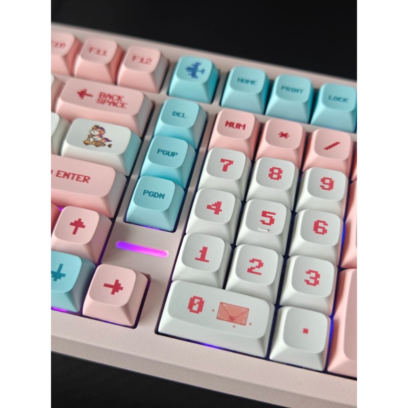 Pixel Style Themed Keycaps XDA - Gaming Accessories Aesthetic ulasan dan harga