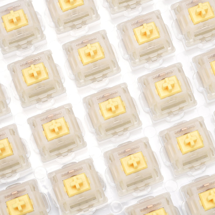 GATERON CAP Milky Yellow Linea - Gaming Accessories Aesthetic ulasan dan harga