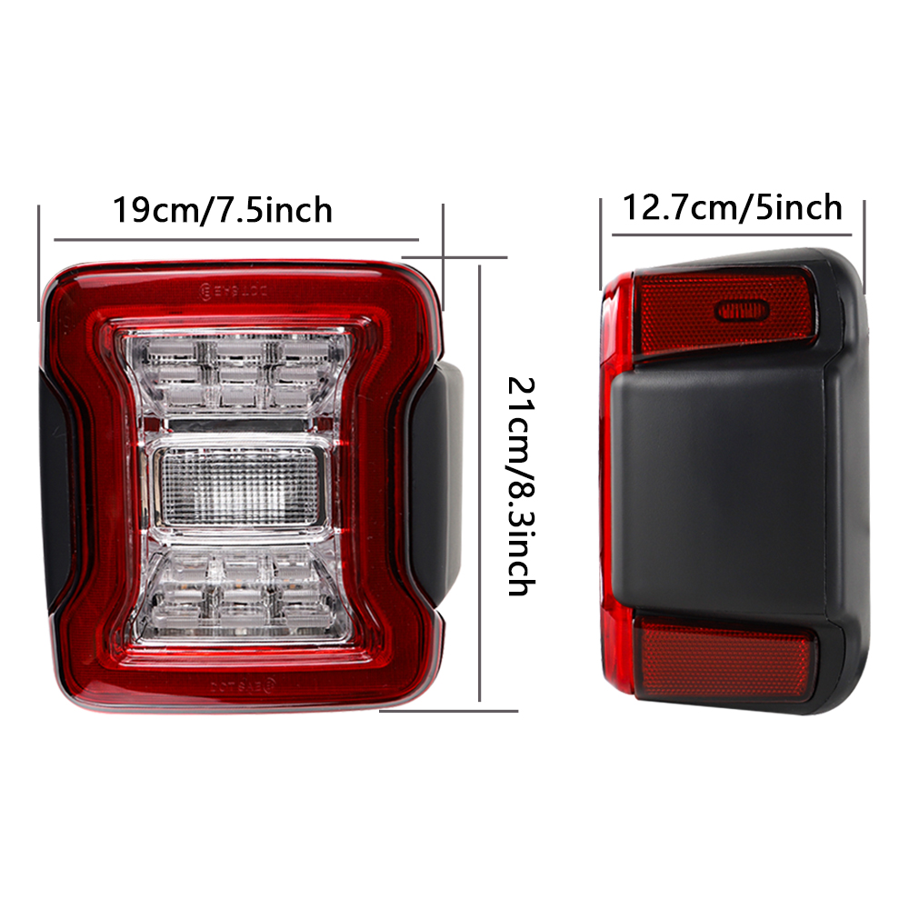 LED Tail Lights for Jeep Wrang - Gaming Accessories Rack ulasan dan harga