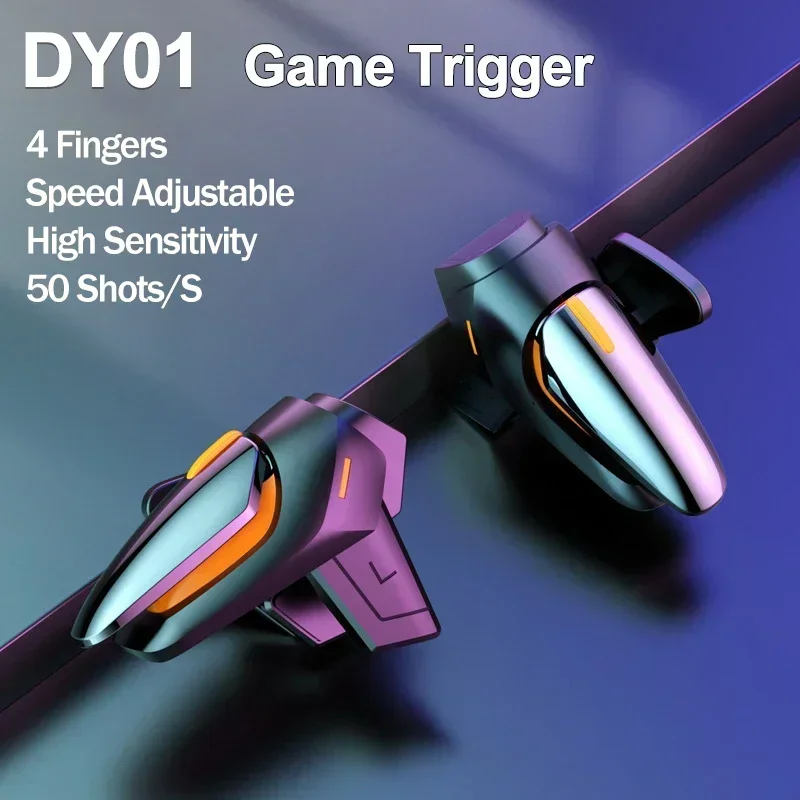 DY01 Mobile Phone 4 Fingers Ga - Gaming Accessories For Room ulasan dan harga