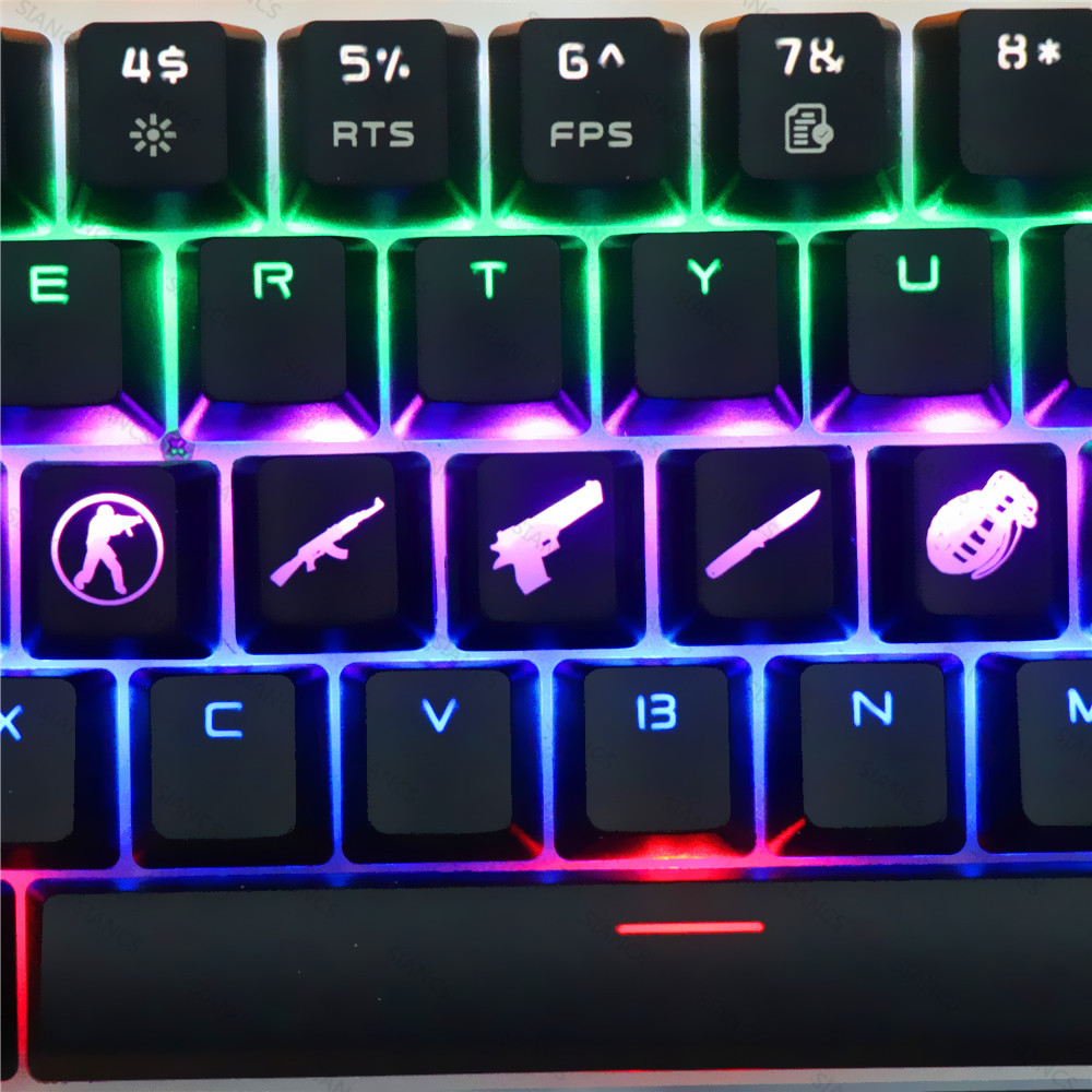 CS GO Gaming Keycaps Custom AB - Gaming Accessories Aesthetic ulasan dan harga